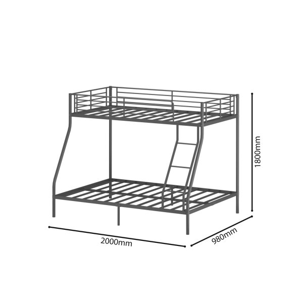 MH030 Steel Bunk Bed