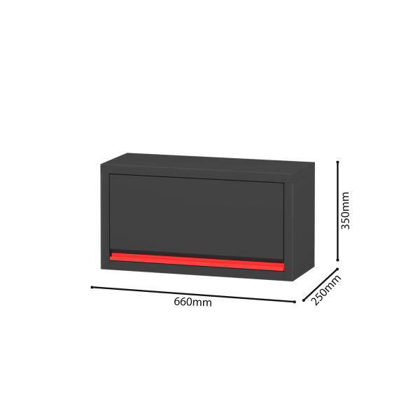 MH040 Wall-Mounted Steel Tool Cabinet